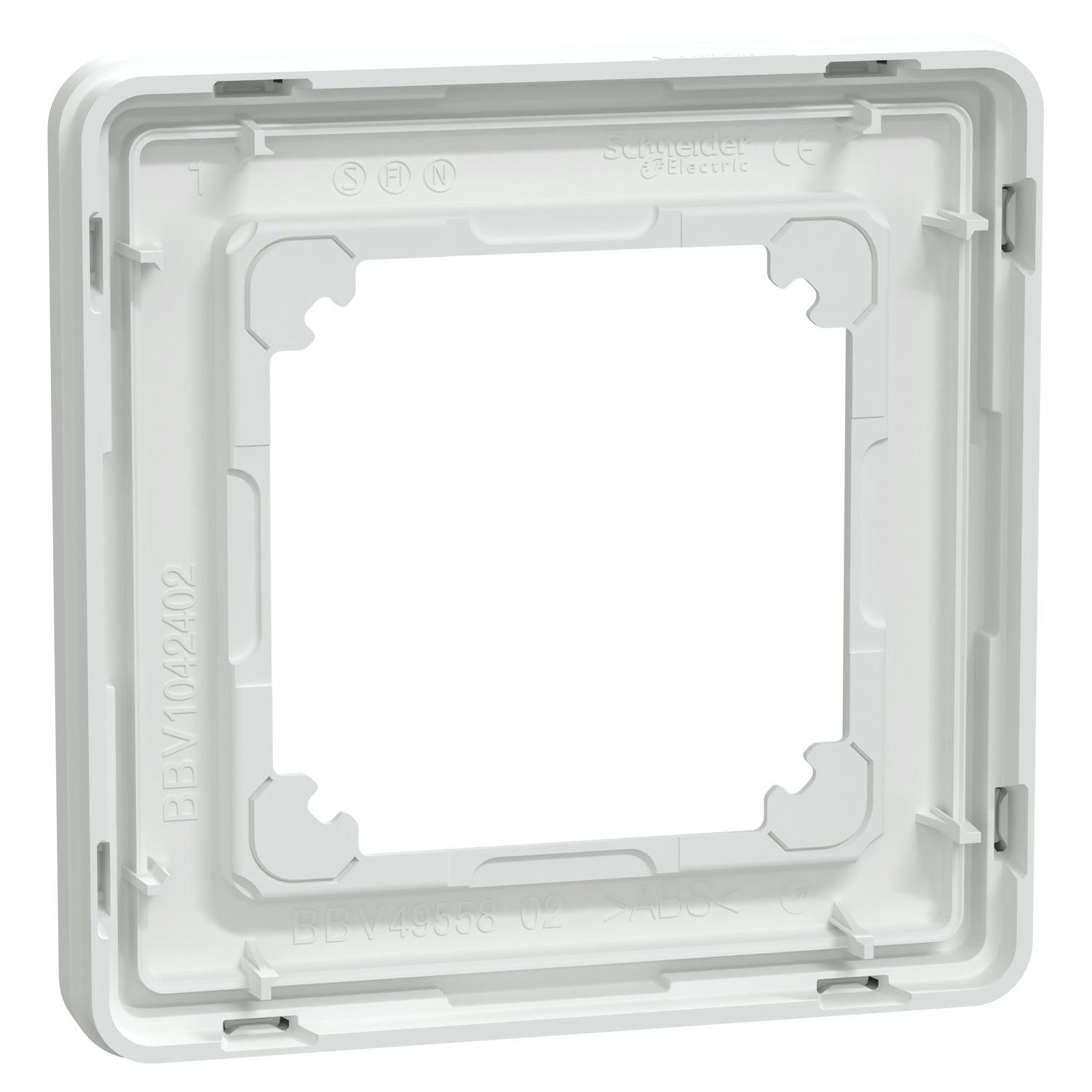 schneider electric Pintakehys exxact 1-os primo 50kpl valkoinen