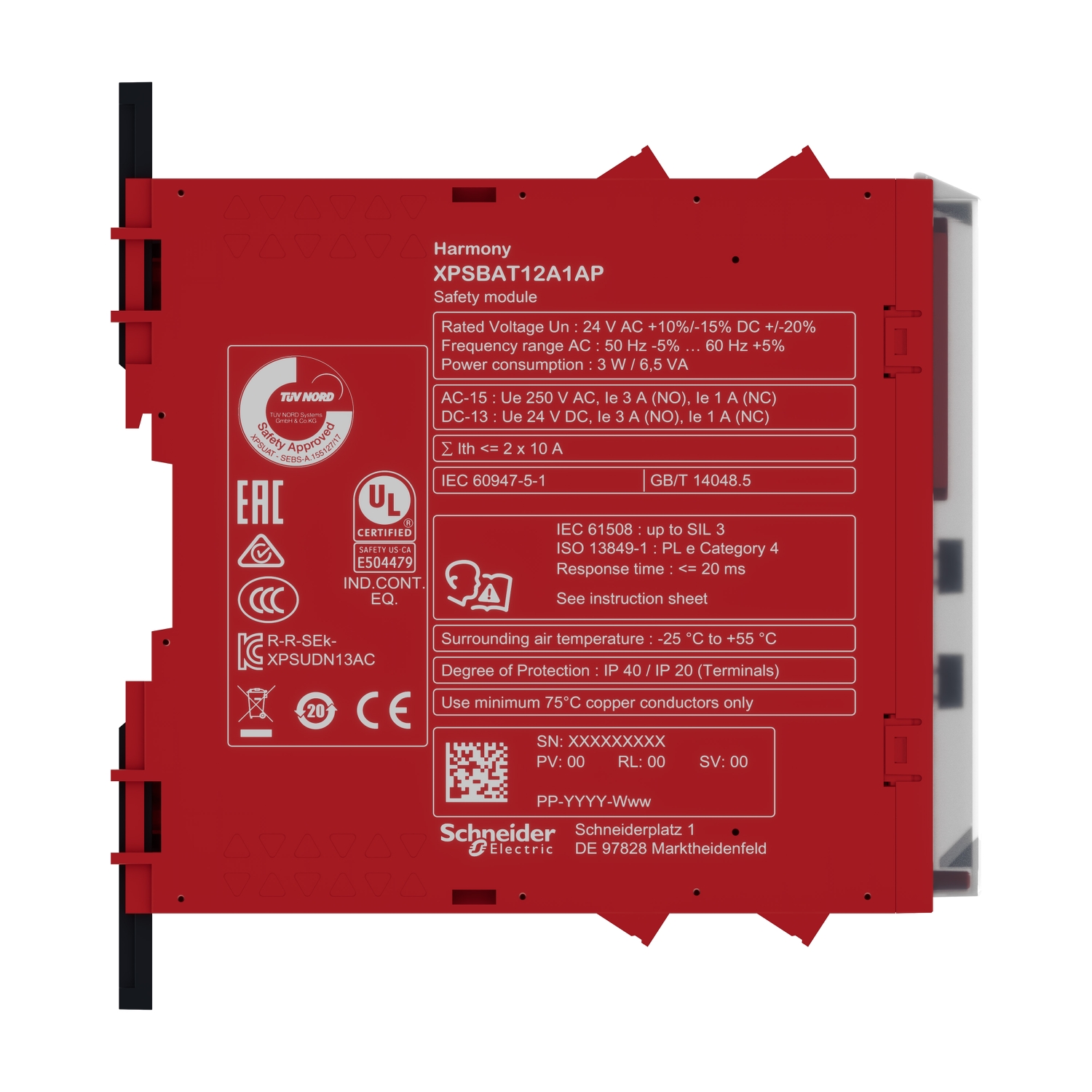 schneider electric Turvarele preventa ossd,viive, 24v, ruuvi