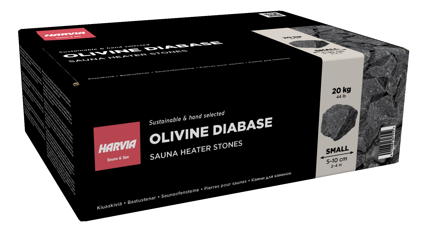 SAUNA STONES HARVIA ALLE 10CM 20KG