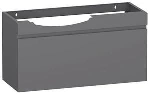 polaria Laval 900 left grey wash basin cabinet