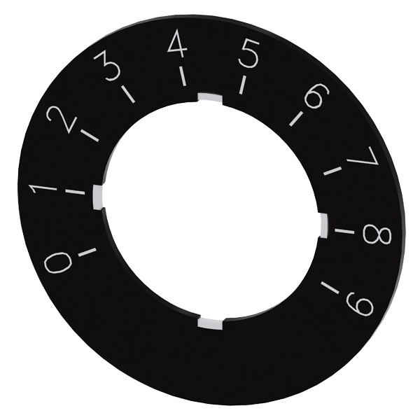 MERKEPLATE POTENSIOMETER 1-10