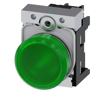 siemens Lampe med grønn led 24v ac/dc