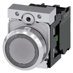 siemens Komplett trykknapp-blank illum