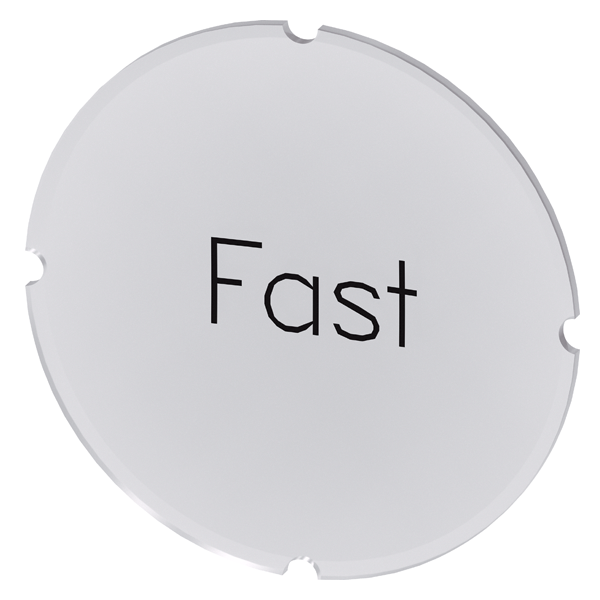 ETIKETT, TRANSPARENTE:FAST