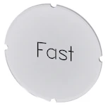 ETIKETT, TRANSPARENTE:FAST
