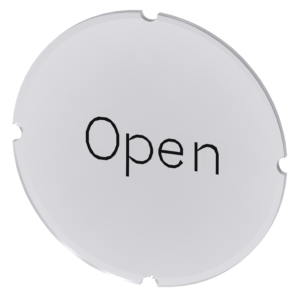 KLAR ETIKETT OPEN