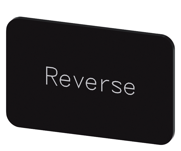 SVART ETIKETT, SKRIFT:REVERSE