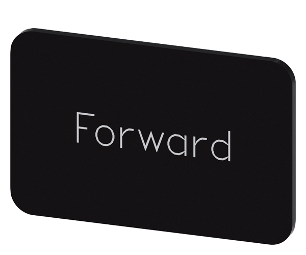 SVART ETIKETT, SKRIFT:FORWARD