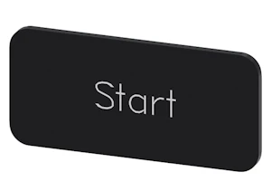 siemens Svart etikett, skrift: start