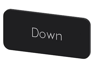 siemens Svart etikett, skrift: down