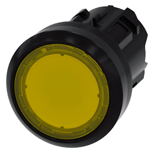 siemens Trykknapphode gul-illuminert