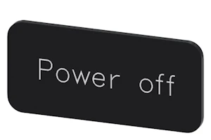 siemens Svart etikett: power off