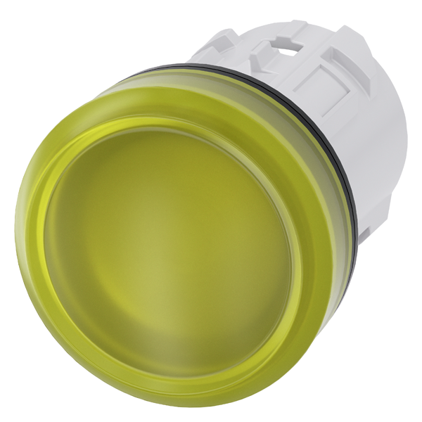 SIGNALLAMPEHODE PLAST - GUL