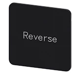 SVART ETIKETT, SKRIFT:REVERSE