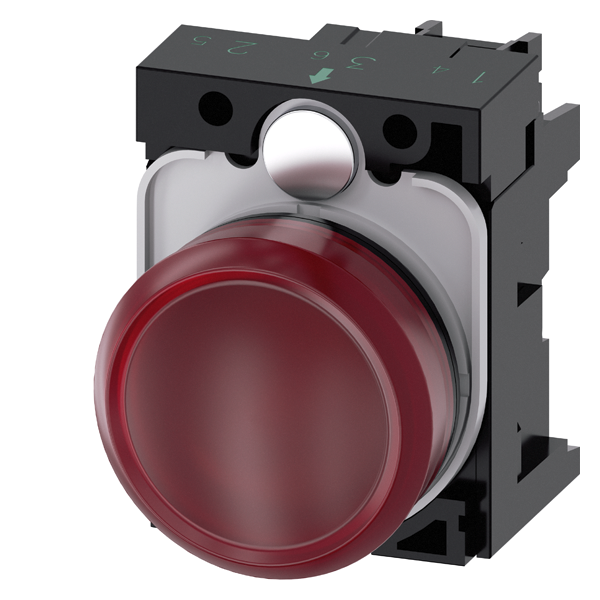 SIGNALLAMPE RØD LED 230V AC