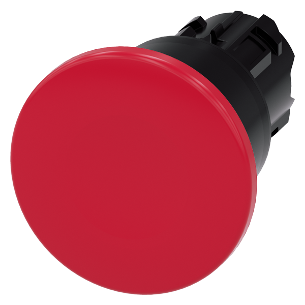 SOPPKNAPP RØD, 40MM DIAMETER
