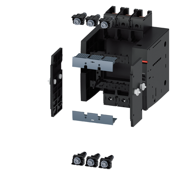 DRAWOUT BASE, 3 POL, 3VA12