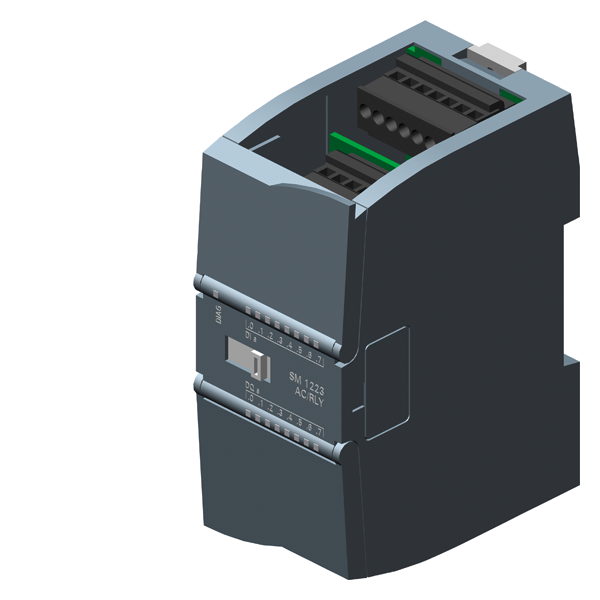 SM1223,8x 120/230VAC in/8x rly