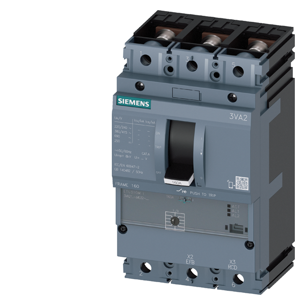 EFFEKTBRYTER 3VA21 25A 3P 55KA ETU350 B