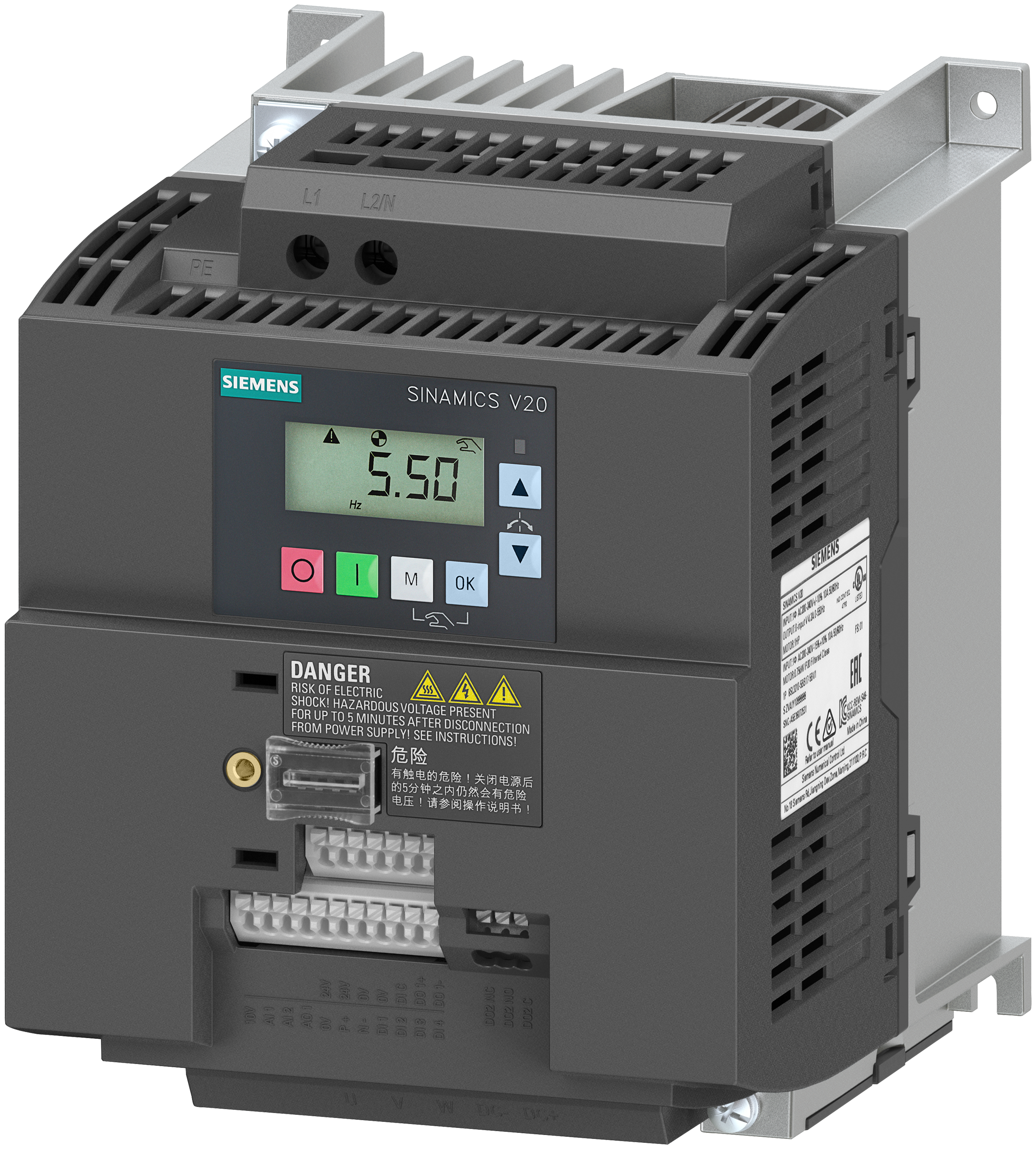 SINAMICS V20 1AC 230V 2 2kW Filter C1