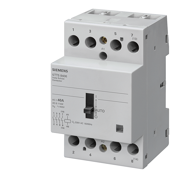 KONTAKTOR 0/1/A 3NO+1NC 24V40A