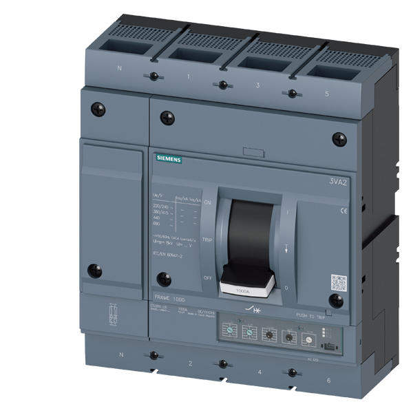 EFFEKTBRYTER 3VA25 1000A 4P 110KA ETU350