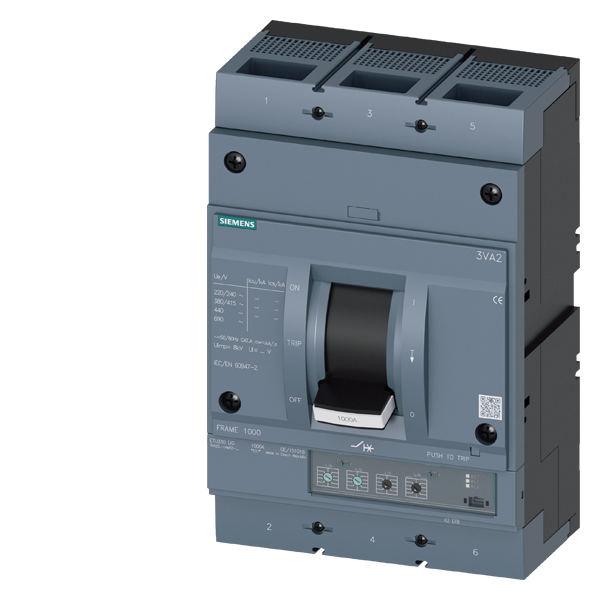 EFFEKTBRYTER 3VA25 800A 3P 85KA ETU330