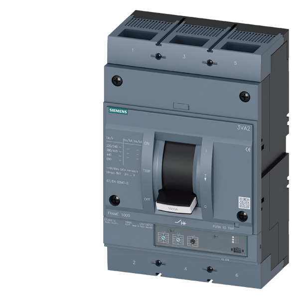 EFFEKTBRYTER 3VA25 1000A 3P 110KA ETU320