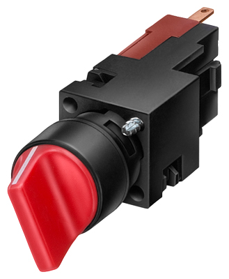 Komplett vendebryterhode 16mm 2 pos