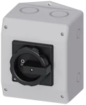 SIKKERHETSBRYTER 3-P 63A IP65,SORT