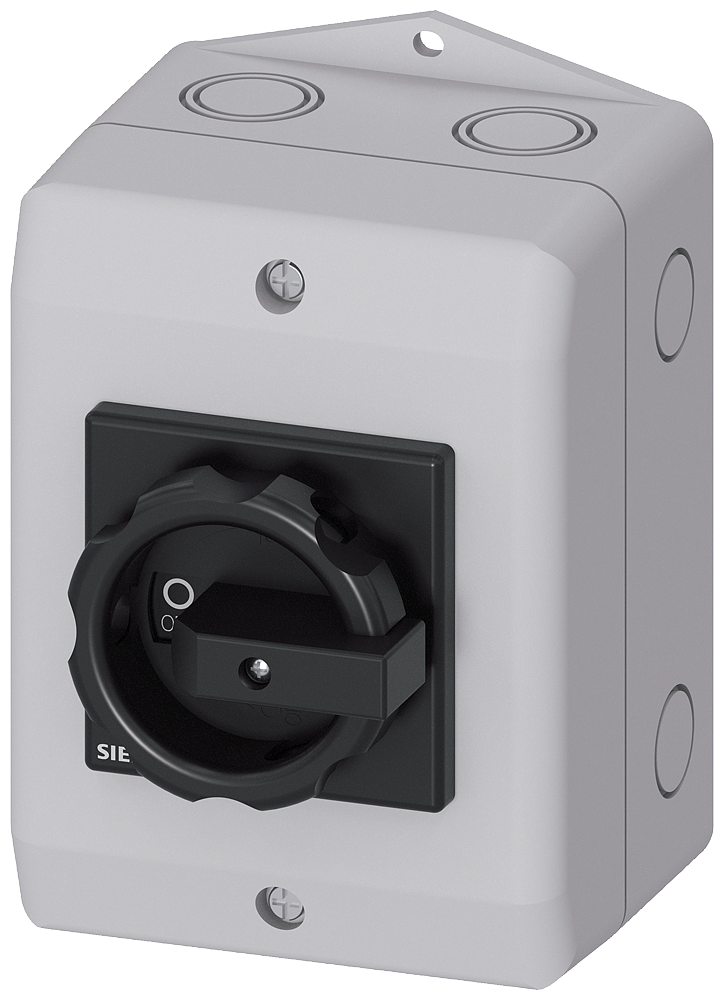 SIKKERHETSBRYTER 4-P 25A IP65 1NC+1NO S
