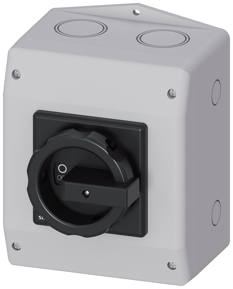 SIKKERHETSBRYTER 4-P 63A IP65 1NC+1NO S