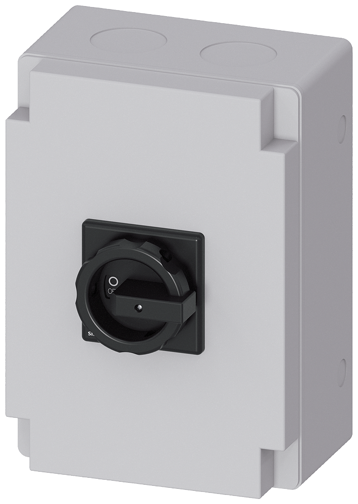 SIKKERHETSBRYTER  3-P 125A IP65,SORT