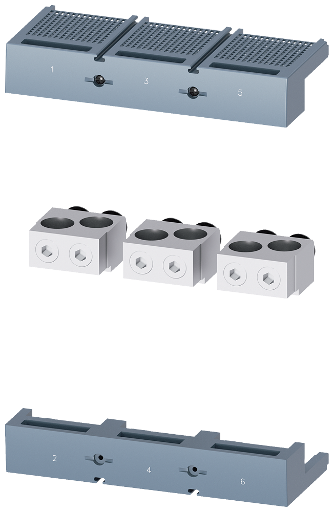 KLEMMER Cu/Al,3ST.3VA25/15. 2X120-300mm2
