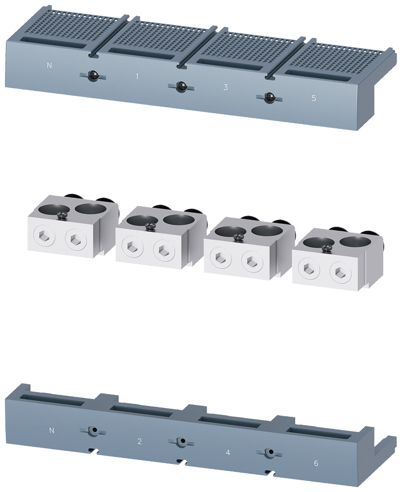 KLEMMER Cu/Al,4ST.3VA25/15. 2X120-300mm2