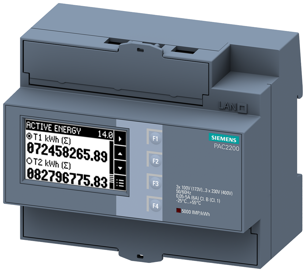 PAC2200, E-METER, 1/5A, M-BUS
