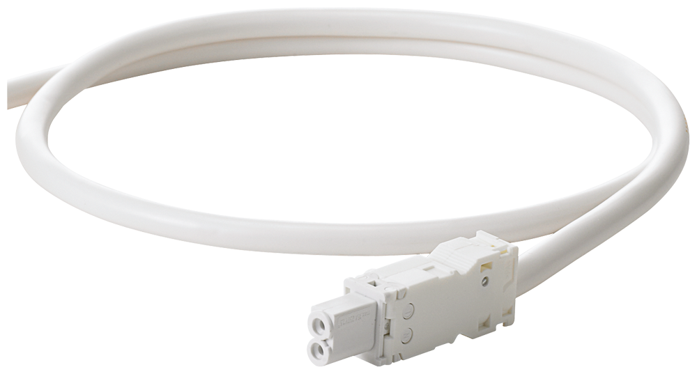 KABEL 2M MED STØPSEL INN AC