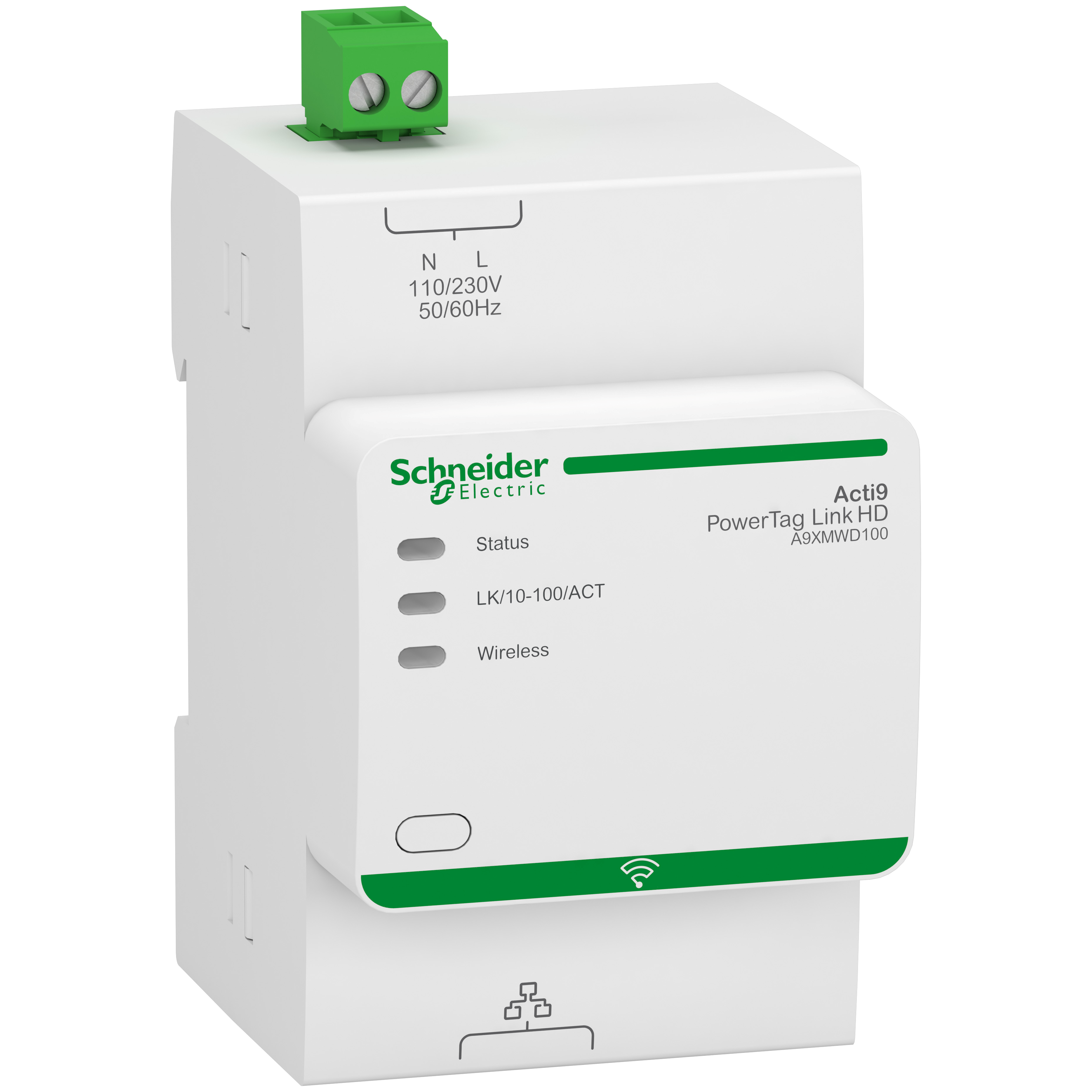 schneider electric Elcentraltillbehör powertag powertag link hd - wireless to