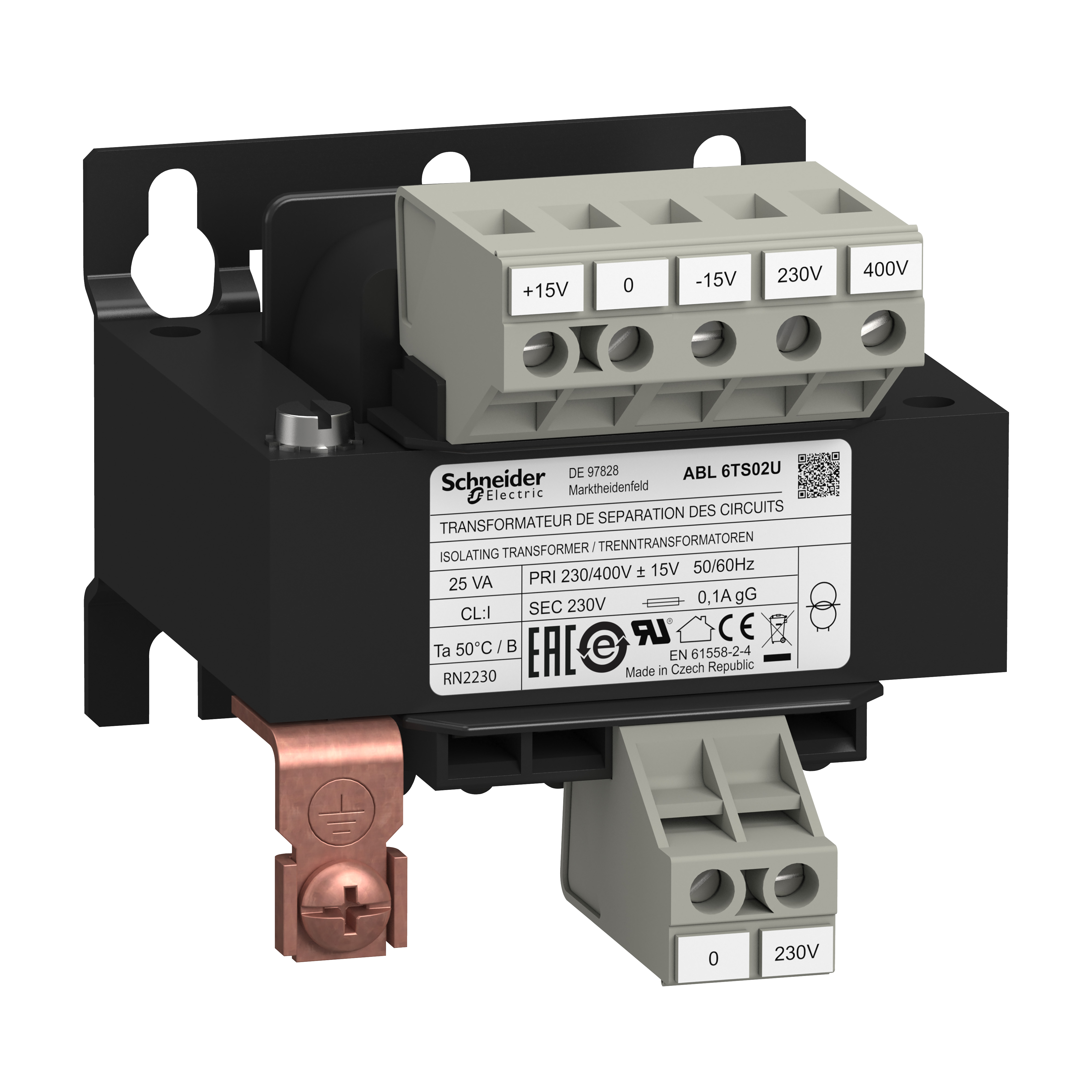 schneider electric Muuntaja schneider 230/400 / 230v 25va