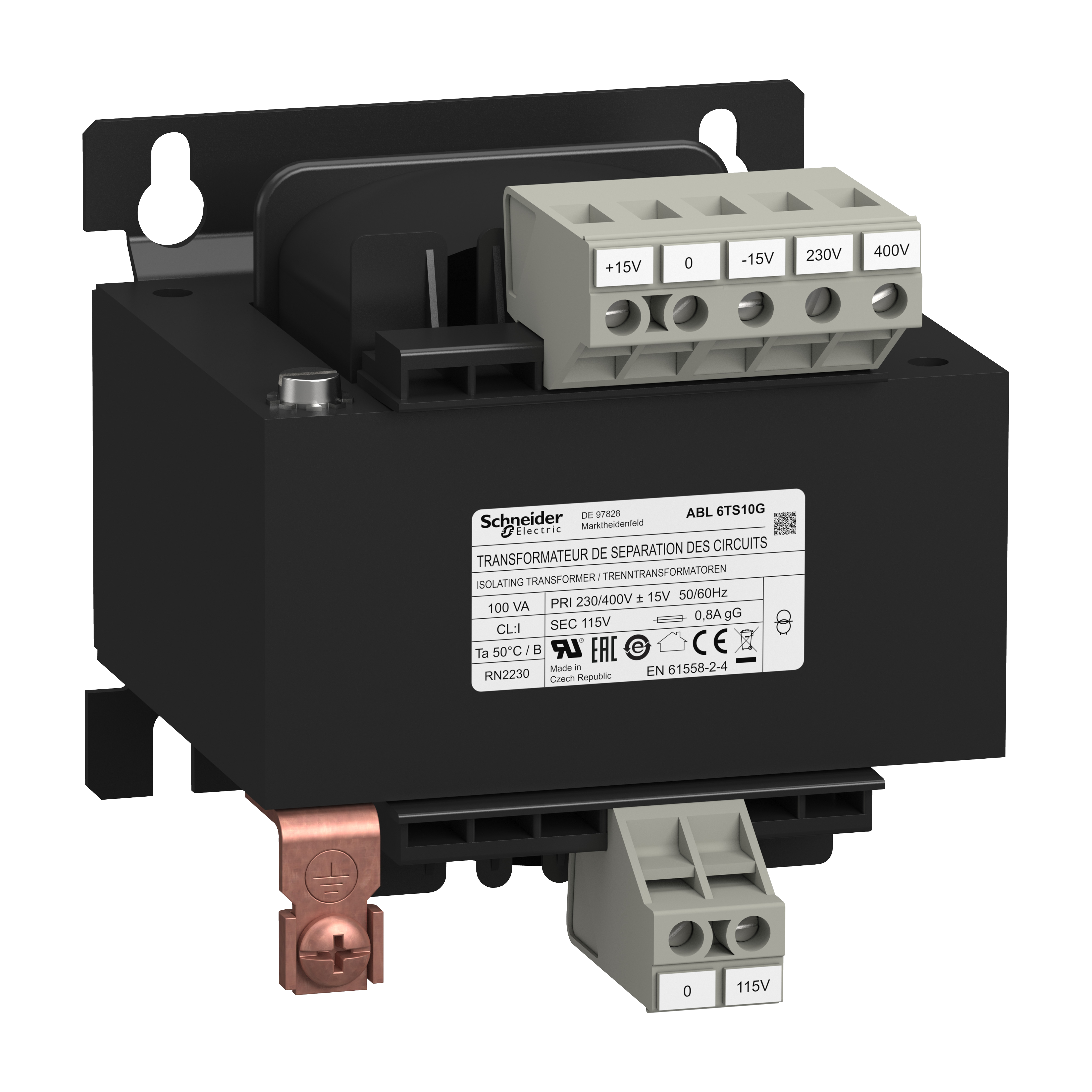 schneider electric Muuntaja schneider 230/400 / 115v 100va
