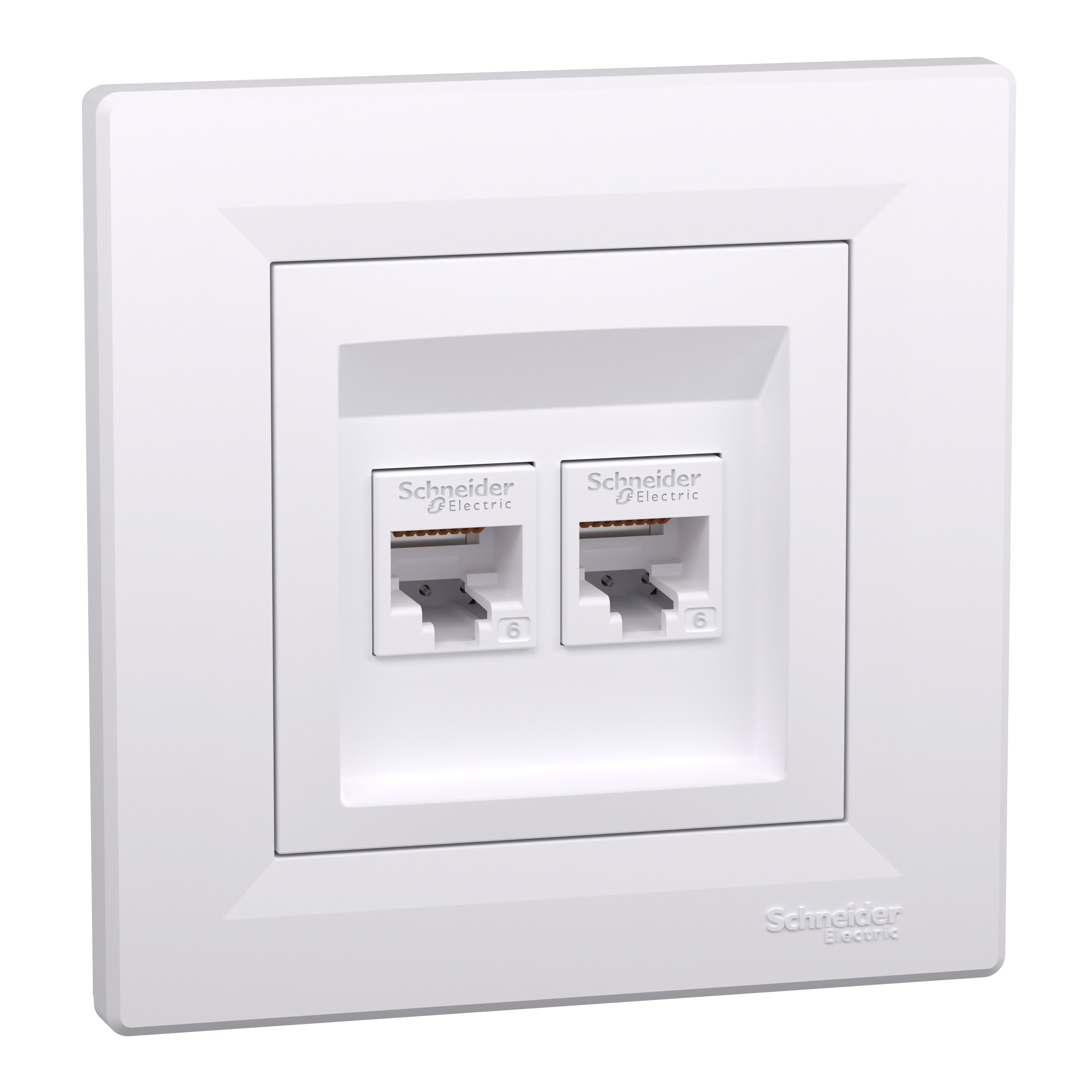 DATU LIGZDA ASFORA 2xRJ45 CAT6 UTP BALTA