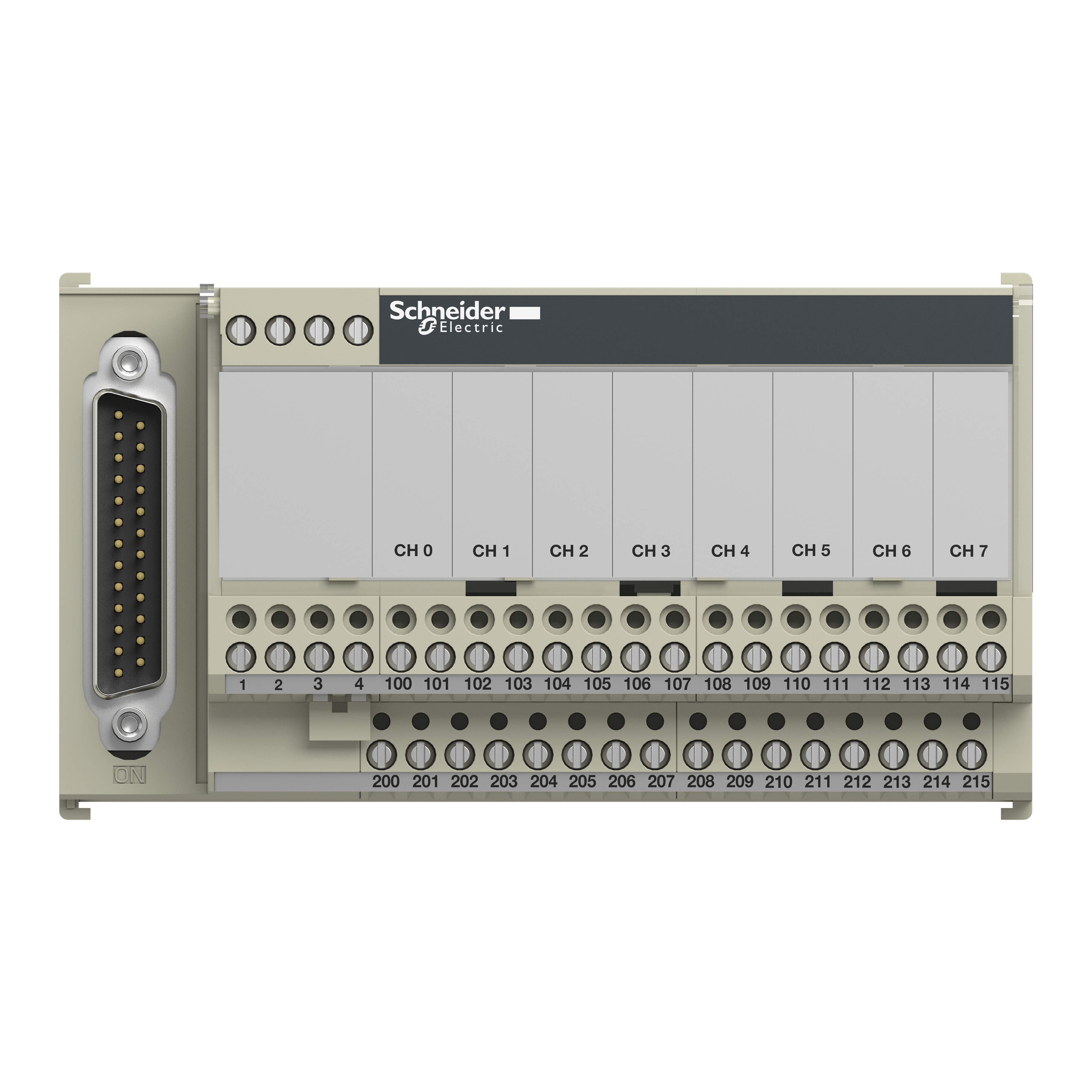 schneider electric 8 i/o ana, 8 pr. gruppe abe7cpa02