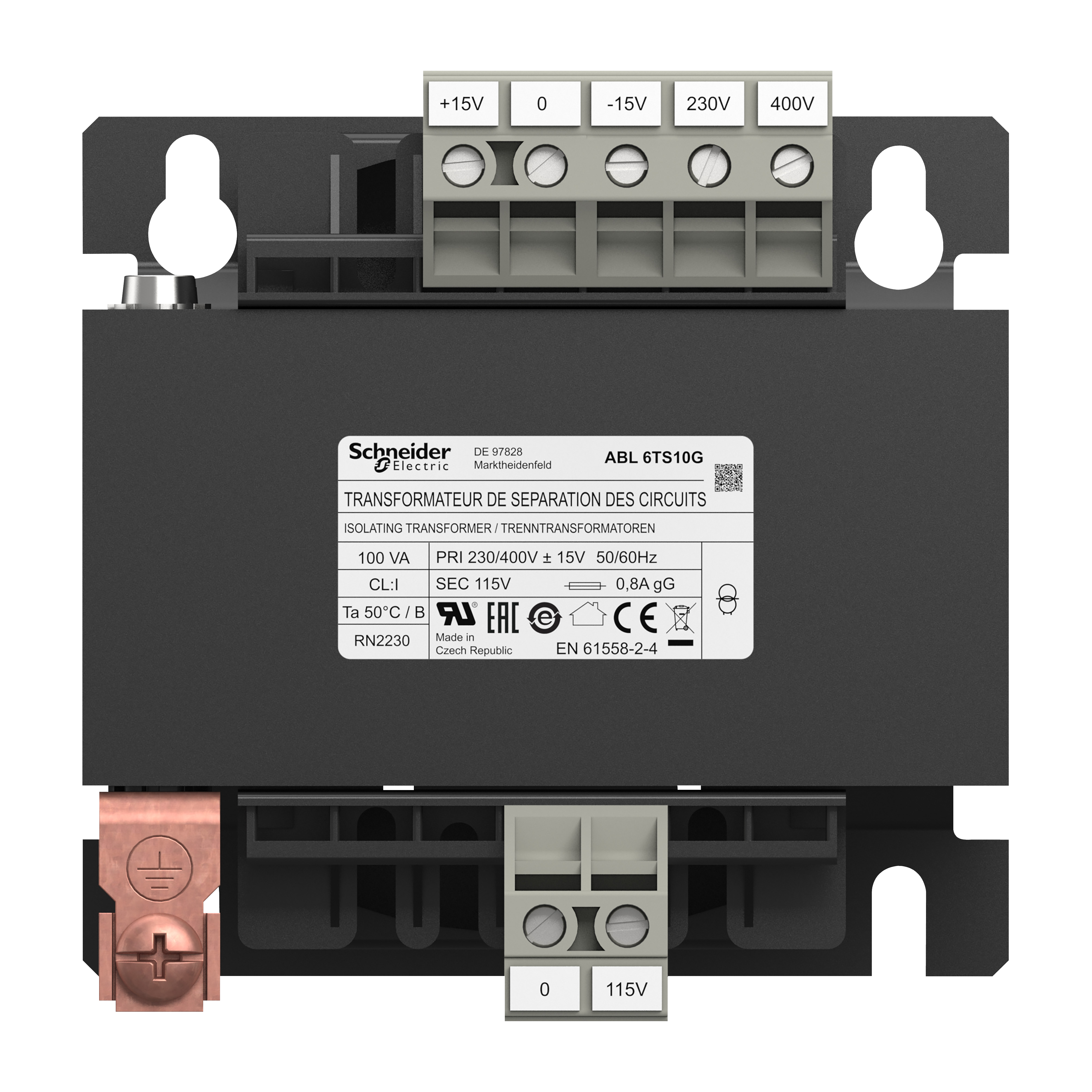 schneider electric Muuntaja schneider 230/400 / 115v 100va