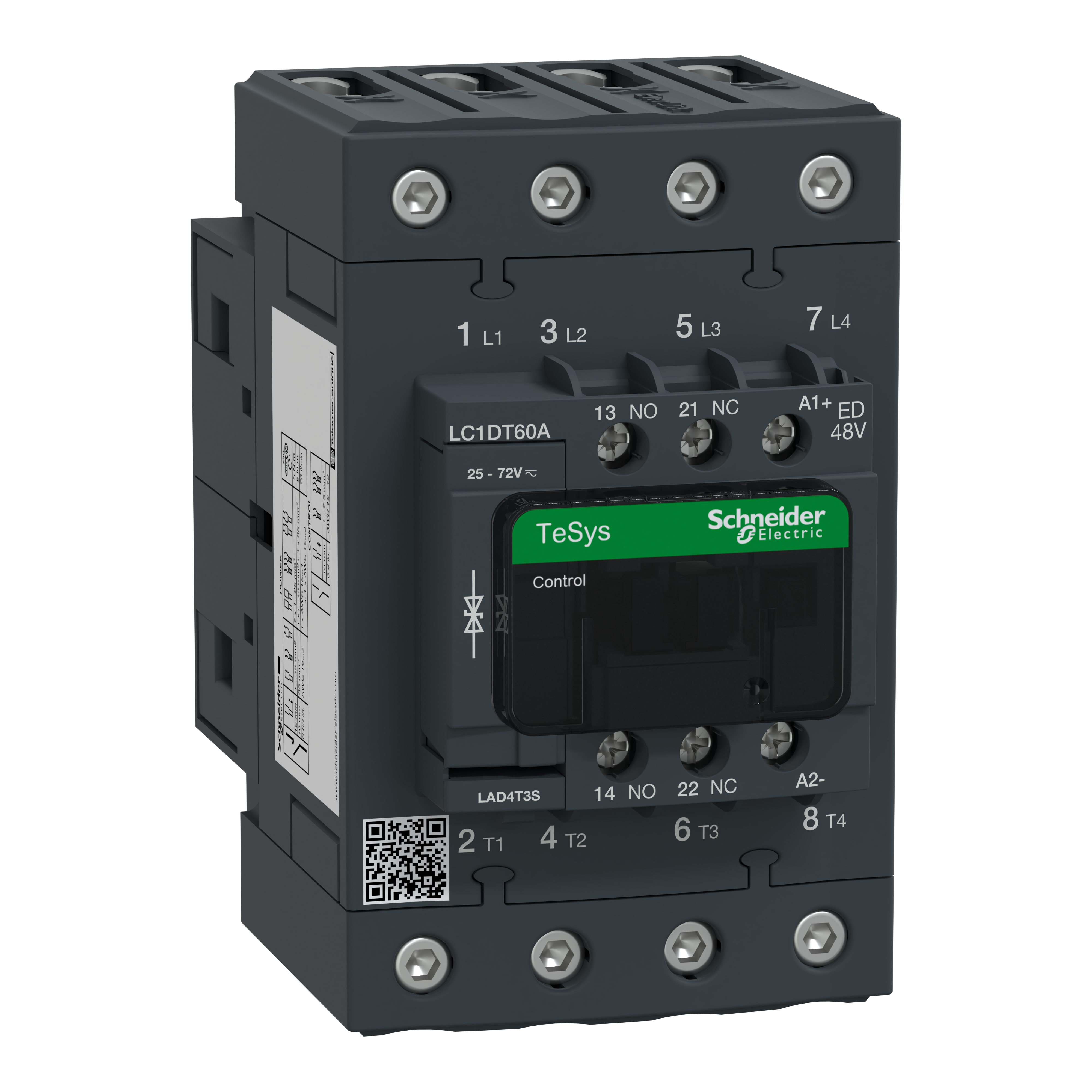 schneider electric Kontaktor lc1dt60aed 60a ac1 48vdc