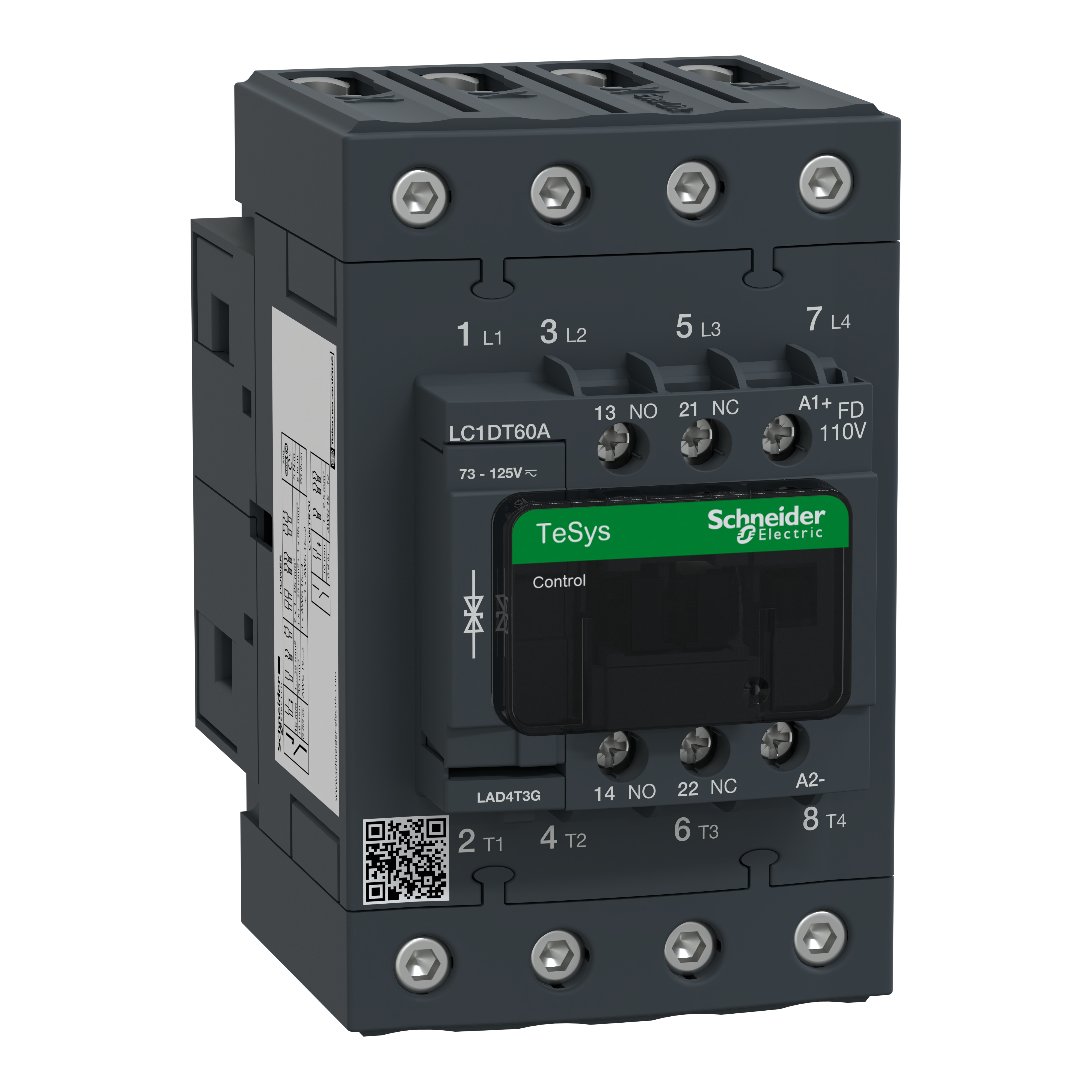 schneider electric Kontaktor lc1dt60afd 60a ac1 110vdc