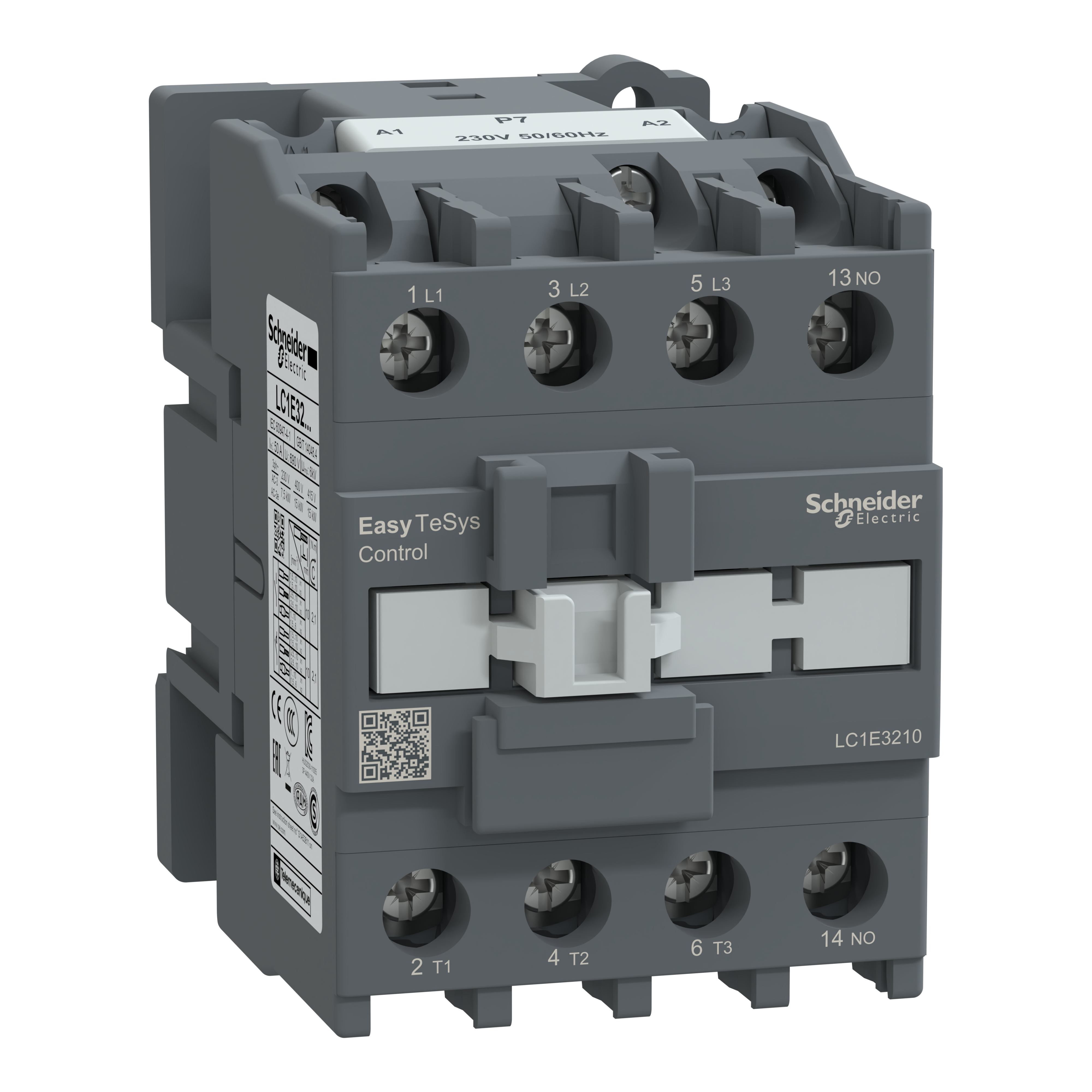 schneider electric Contactor easypact lc1e,3p(3no),440v,32a,230v ac