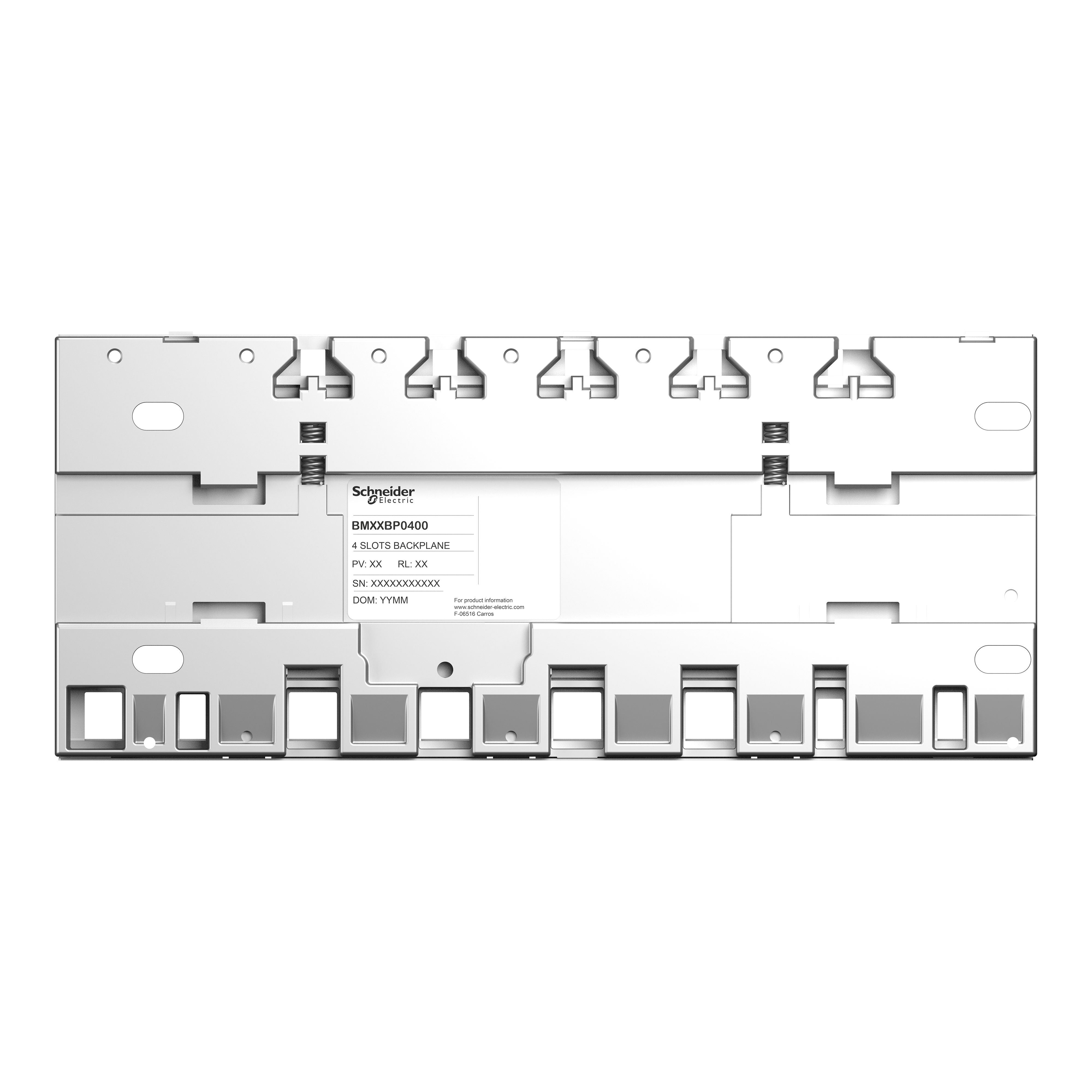 schneider electric Grundrack 4 modulplatser