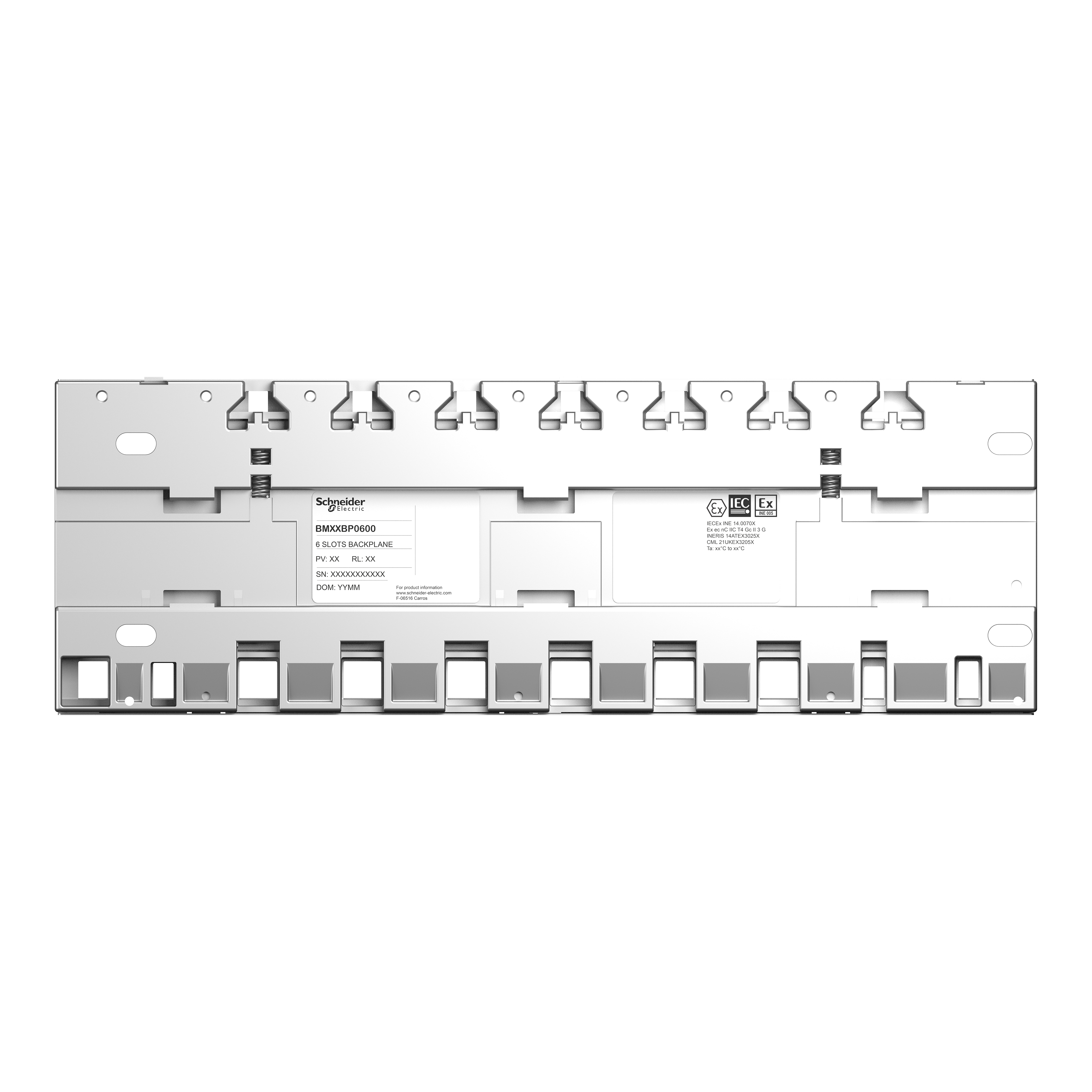 schneider electric Grundrack 6 modulplatser