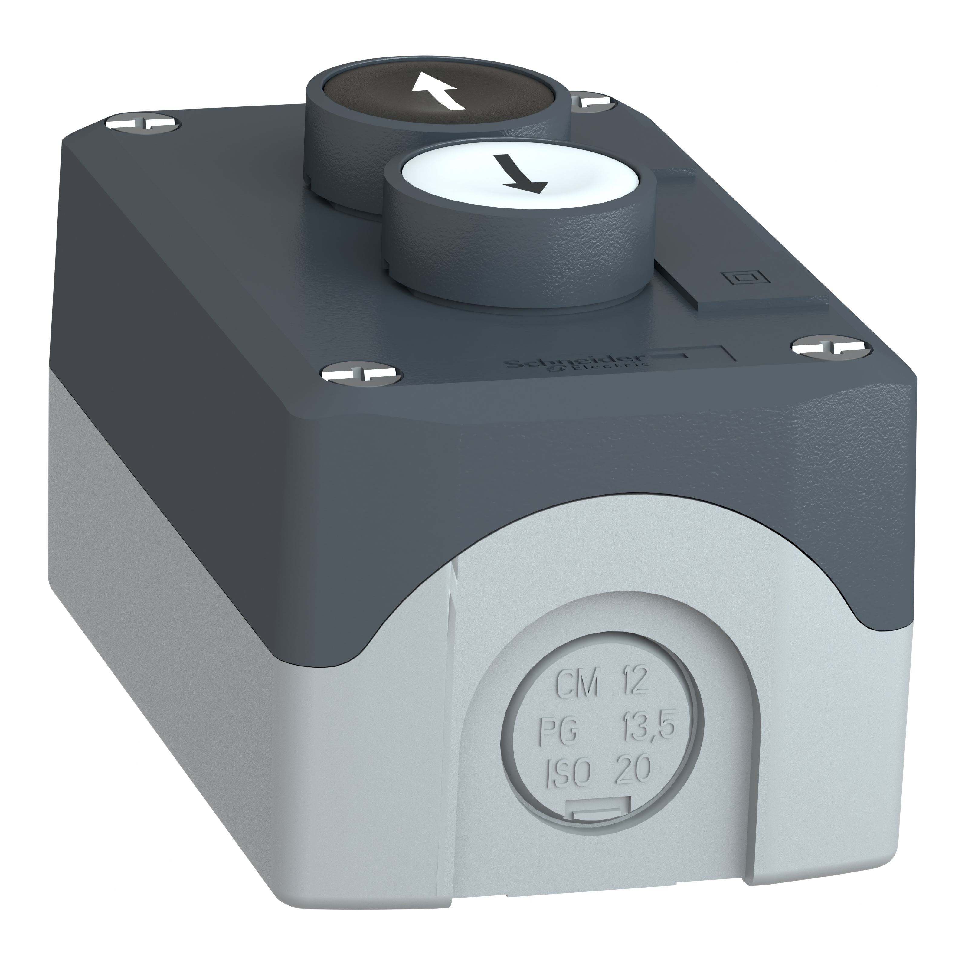 schneider electric Painikekotelo schneider xald222e ylös-alas
