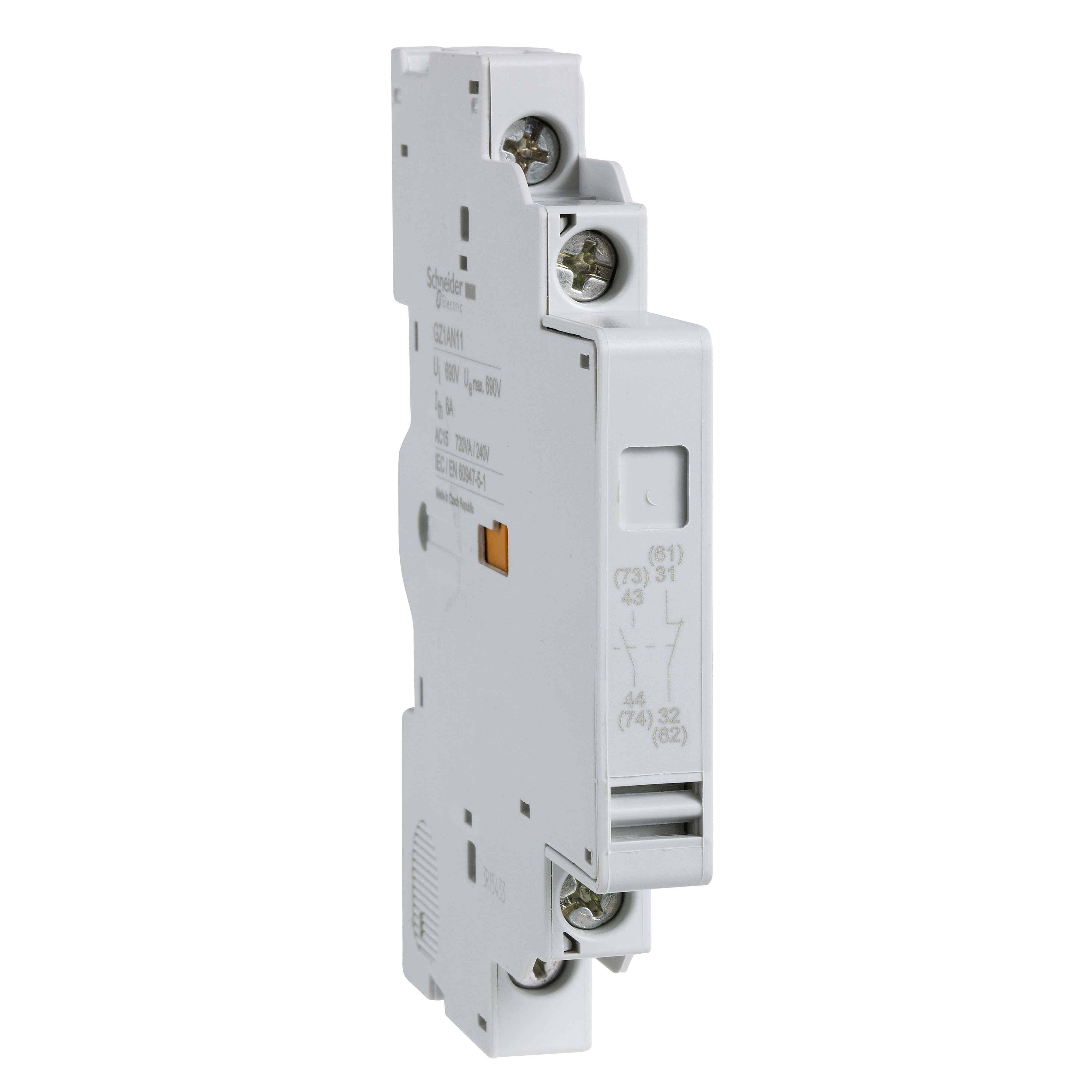 schneider electric Apukosketin easypact gz1an20, 2no